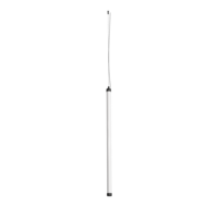 Tonone Mr. Tubes Led Pendant Vertical 1000 Driver Separate Smokey Black 4000k