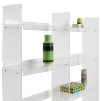 HKLIVING Acrylic Cabinet 160cm Clear