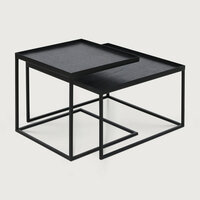 Ethnicraft Tray Coffee Table Set