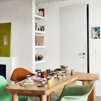 HKLIVING 70s ceramics butter dish, mercury