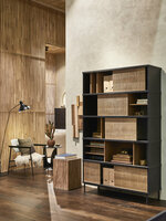 Ethnicraft Teak Oscar rack 5 sliding doors