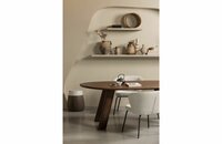 WOOOD Essentials Admit eetkamerstoel Boucl&eacute; Naturel