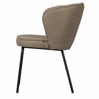 WOOOD Essentials Admit eetkamerstoel Boucl&eacute; Beige