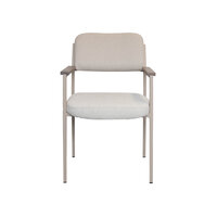 NOGA eetkamerstoel Levi taupe frame / duo stoffering