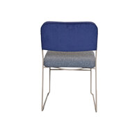 NOGA lima eetkamerstoel taupe frame / duo stoffering