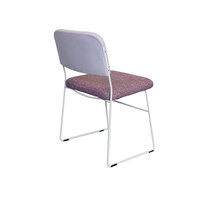 NOGA lima eetkamerstoel wit frame / duo stoffering