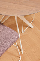 NOGA design Sem massief eiken plat ovaal eetkamertafel