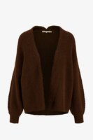 Zusss openvallend vest, middenbruin