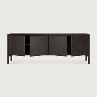  Ethnicraft PI 4 deurs dressoir teak donkerbruin