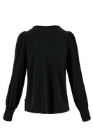 Zusss sweater met boothals zwart