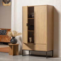 WOOOD Essentials Silas 2-deurs kast Eiken Decor