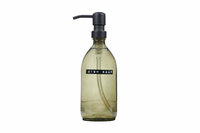 Wellmark afwasmiddel dark amber donker glas zwarte pomp 500ml 'dish soap'