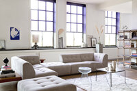 HKLIVING Vint Couch Element Left Corduroy Rib, Cream