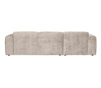 WOOOD Premium Cloud hoekbank Chenille Naturel Rechts