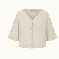 Zusss fijnbrei vestje off white