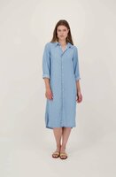 Zusss doorknoopjurk in denim
