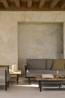 Ethnicraft Corbey outdoor loungestoel incl. kussens oyster