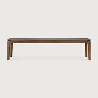 Ethnicraft Bok Bench Varnished Teak Brown 186cm