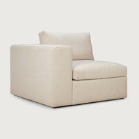 Ethnicraft Mellow Modular Sofa Off White Eco R Arm