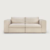 Ethnicraft Mellow Modular Sofa Off White Eco R Arm