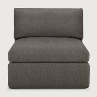 Ethnicraft Mellow Modular Sofa Granite Eco Fabric 1 Seater