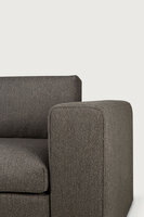 Ethnicraft Mellow Modular Sofa Granite Eco Fabric Seater L