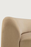 Ethnicraft Bulky modulaire sofa End Seater 45 Graden Hoek