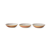 HKLIVING 70s ceramics: curry bowls hibiscus, set of 2