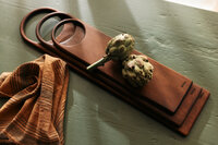 HKLIVING Acacia bread board L