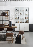 New Routz Detroit 6 deurs vitrinekast white