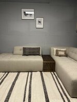 Lapu modulaire bank Ottomaan Rechts en chaise longue Links