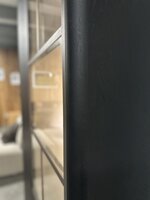 Vermeer Glaskast eiken MILANO 3drs eiken/ 1drs glas verspr RECHTS / kast 1deel