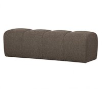 Woood Mojo Eetbankje 164cm Boucl&eacute; Bruin Melange