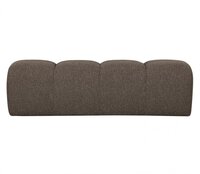 Woood Mojo Eetbankje 164cm Boucl&eacute; Bruin Melange