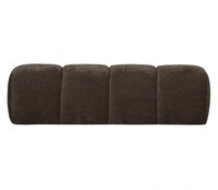 Woood Mojo Eetbankje 164cm Geweven Ribstof Bruin