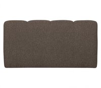 WOOOD Mojo Eetbankje 164cm Met Rugleuning Boucl&eacute; Bruin Melange