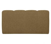 WOOOD Mojo Eetbankje 164cm Met Rugleuning Boucl&eacute; Geel/Bruin Melange