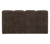 WOOOD Mojo Eetbankje 164cm Met Rugleuning Ribstof Bruin