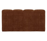 WOOOD Mojo Eetbankje 164cm Met Rugleuning Ribstof Roestbruin
