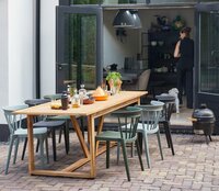 WOOOD Bliss Tuinstoel Met Spijlen Kunstof Army Green