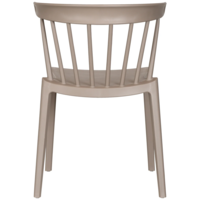 WOOOD Bliss Tuinstoel Met Spijlen Kunstof Taupe