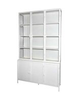 New Routz Detroit 6 deurs vitrinekast white