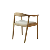 NOGA Lou eetkamerstoel natural met stoffen zitting