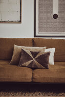 HKLIVING velvet cushion army green 60x40 cm 