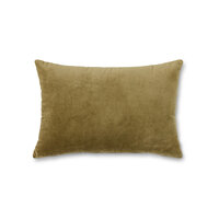 HKLIVING velvet cushion army green 60x40 cm 