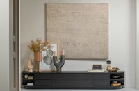 WOOOD Premium Finca Tv Meubel 50cm Grenen Diep Zwart