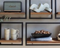 dBodhi Shelfmate  wandplank type B smooth teakpowder coat