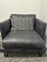 Showmodel Het Anker Jackson Fauteuil Leer Africa Super Black