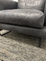 Showmodel Het Anker Jackson Fauteuil Leer Africa Super Black