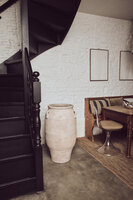 HKLIVING Sirocco terracotta floor vase